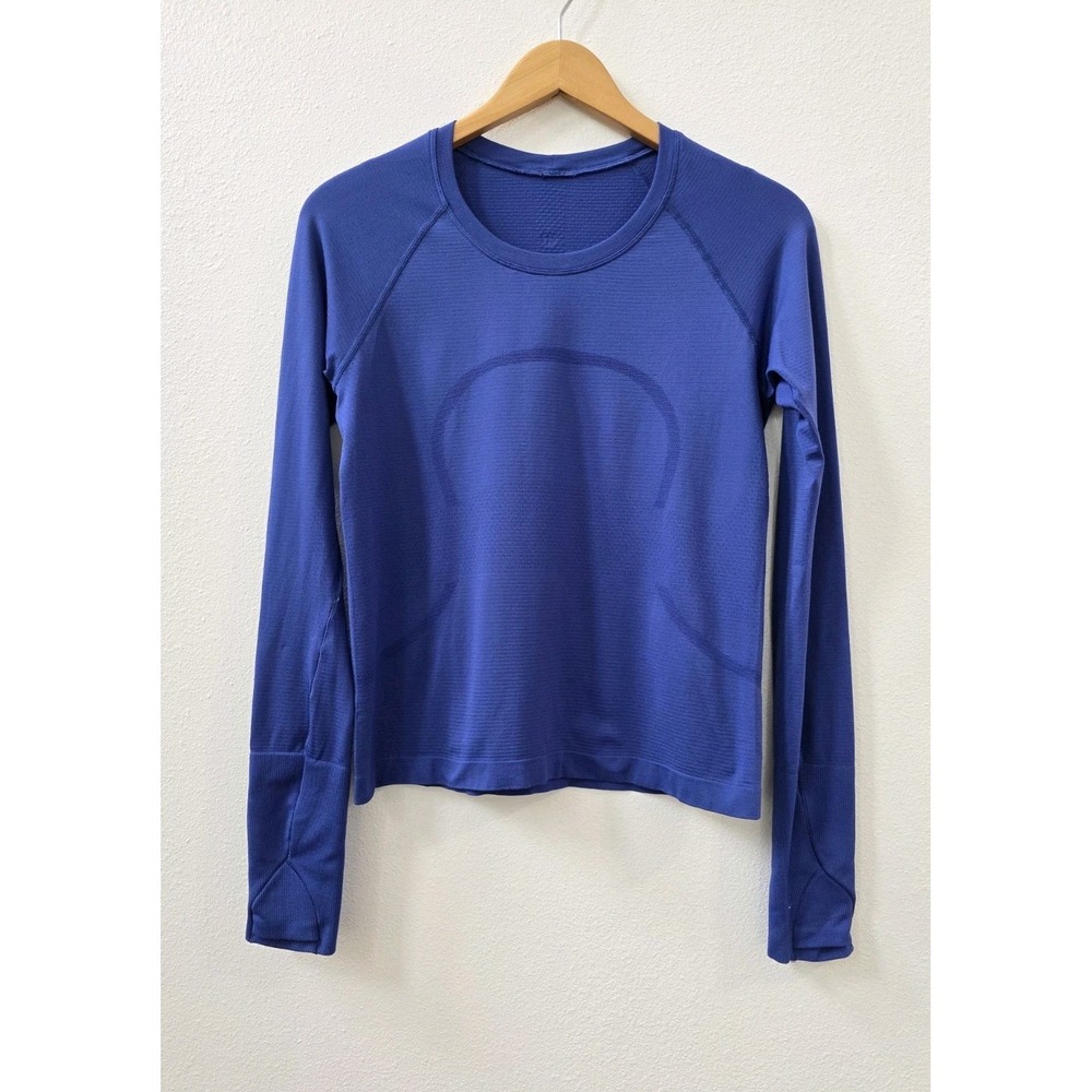 Lululemon Swiftly Tech Long Sleeve Shirt 2.0 Women's Size 8 Waist Length